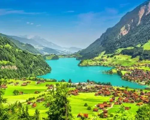 Interlaken and Grindelwald in the Bernese Oberland from Zurich